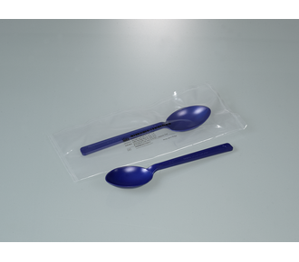 Detectable spoon, blue