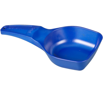 Detectable volumetric spoon, blue