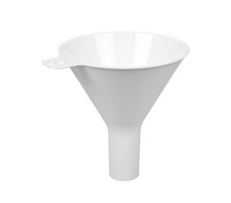 Disposable powder funnel