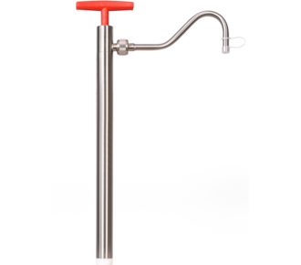 Barrel pump stainless steel - discharge elbow
