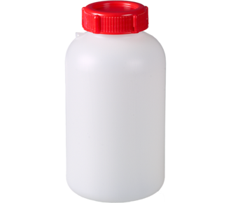 Sealable wide-neck bottle